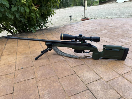 Por cambio de planes :

Bergara Ridge Carbon 6.5 Prc:

- cañón carbono
- culata krg bravo, con accesorios 00