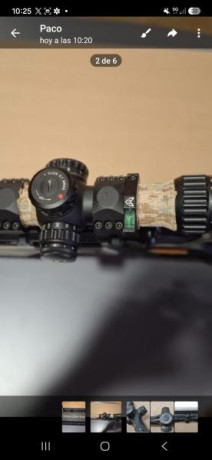 Buenas tardes, vendo  visor Vector Optics Continental x6 3-18x50 FFP con tubo de 34 mm. Precio 525€. Diseñado 02