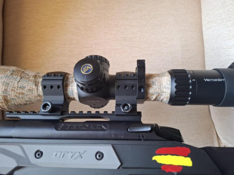 Buenas tardes, vendo  visor Vector Optics Continental x6 3-18x50 FFP con tubo de 34 mm. Precio 525€. Diseñado 01