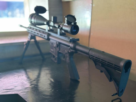 Buenas tardes compañeros.

Vendo Carabina SMITH & WESSON MP15 Sport Negra - Cal. 22 con cargador de 01
