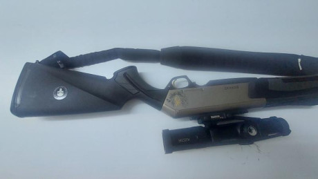 Vendo rifle Browning Long Track en calibre 338wm, alza de batida, sintético. Sin mira ni montura. Sin 01