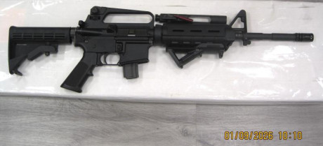 -- Por circunstancias adversas a la afición, me requisaron todas las armas, posterior me han dado la opción 02