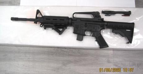 -- Por circunstancias adversas a la afición, me requisaron todas las armas, posterior me han dado la opción 01