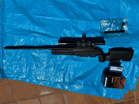 OFERTA POR DOS SEMANAS

VENDO SAKO TRG42 CON VISOR SCHMIT & BENDER 5-25X56 PMII CON FIJACIONES ARMS 01