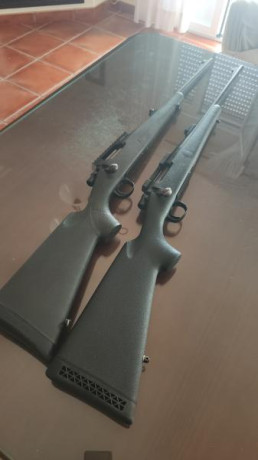 En venta 2 Remington Seven, sintéticos y en perfecto estado.
Uno en 308 y base carril Leupold 850 €
Otro 01