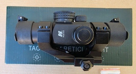 Visor NcSTAR DTB4 de punto rojo tipo réflex panorámico y de diseño abierto, para actividades como el tiro 00