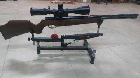 Se vende carabina     Weihrauch HW97K cal. 4,5 (.177)   , nueva casi a estrenar, habrá tirado una media 02