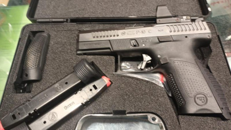 CZ p10 c más delta point leopold pro calibre 9mm 820 euros, en F  impecsble , Madrid 00