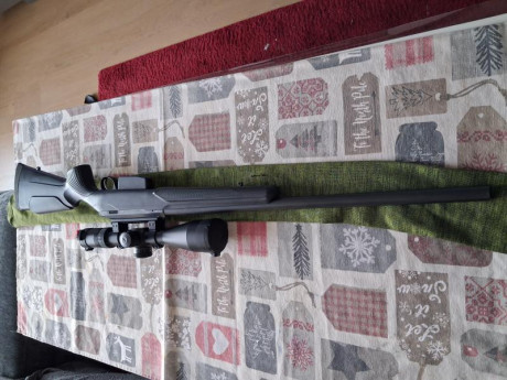 Se vende solo el rifle con el carril.
Cañon pesado Varmint.
Se compro por capricho, pero no practico la 02