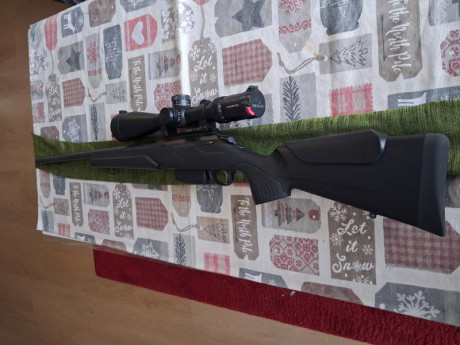 Se vende solo el rifle con el carril.
Cañon pesado Varmint.
Se compro por capricho, pero no practico la 01