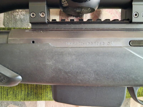Se vende solo el rifle con el carril.
Cañon pesado Varmint.
Se compro por capricho, pero no practico la 20