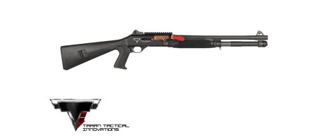 "Escopeta TTI JW2 M4"
 




Durante un trabajo en Roma, John Wick compra una escopeta Benelli 00