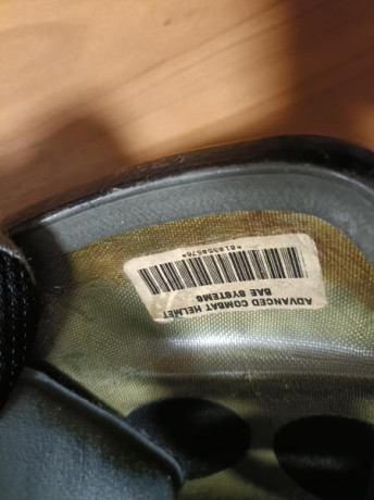 Casco balístico BAE Systems ACH en color negro.

- Fabricante BAE Systems.
- Color negro.
Peso 1300g Anclaje 31