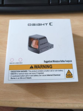 Vendo visor Osight C, nuevo sin ningún tipo de uso, ni montaje. Únicamente abierto para hacer las fotos.

Ideal 02