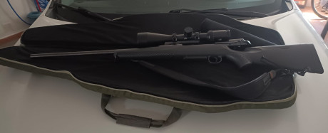 Por motivos de enfermedad un compañero vende un Rifle Rectilineo Mauser M 25 calibre 300 WM. con visor 02