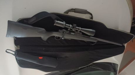 Por motivos de enfermedad un compañero vende un Rifle Rectilineo Mauser M 25 calibre 300 WM. con visor 01