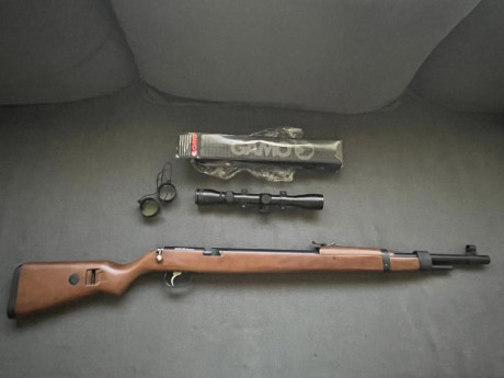 Vendo carabina Diana Mauser K98 PCP. Calibre 5.5 mm. En perfecto estado estético y mecanico. Tan solo 02