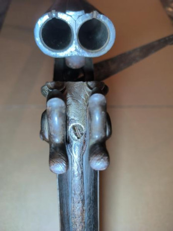 Escopeta paralela modelo Lefaucheux. Calibre 16
Antigua escopeta de colección
Precio: 50€
Whatsapp 680915308 21