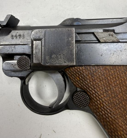 En venta Luger P08 de Artillería, fabricada por DWM en 1917. Todos sus números son coincidentes incluidas 20