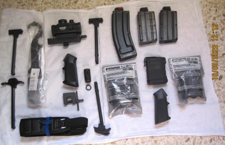-- Por dejar la afición:

.. VENDO:

 ------- AR15 OLYMPIC ARMS (Calibre 222 REM) + CONVERSOR 22Lr.. 

- 20