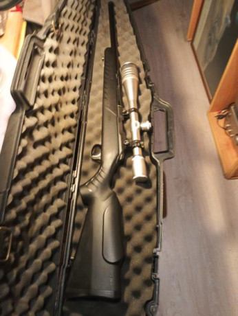 Vendo carabina Sako Quad Syntethic Heavy Barrel 22lr en muy buen estado prácticamente nueva solo a tirado 10