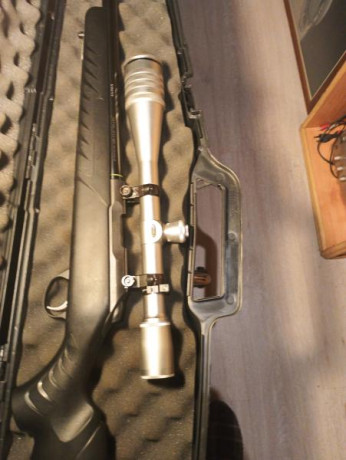 Vendo carabina Sako Quad Syntethic Heavy Barrel 22lr en muy buen estado prácticamente nueva solo a tirado 21