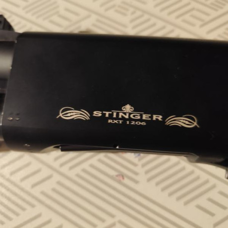 Escopeta STINGER RXT 1206 
Calibre 12
Corredera, carga 4+1
Culata fija de polímero y culata plegable
4 00