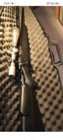 Vendo carabina Sako Quad Syntethic Heavy Barrel 22lr en muy buen estado prácticamente nueva solo a tirado 01