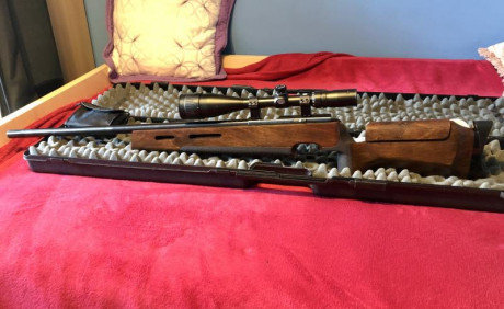 Vendo por no usar carabina Match del calibre .22 WHEIRAUCH HW660 MATCH en muy buen estado y con muy poco 02