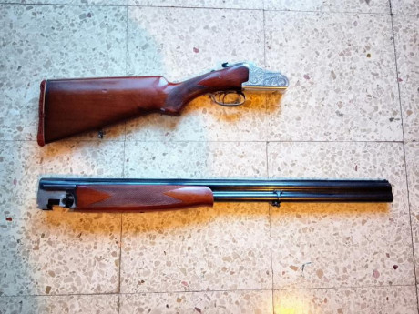 Vendo superpuesta Lanber calibre 12 en un estado de conservación excelente.
​Especificaciones y equipamiento:
​Cañón: 22
