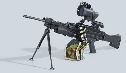  http://es.wikipedia.org/wiki/Heckler_&_Koch_MG4 

Pues llegaron hace poco esta maravilla 20