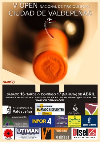 Ya esta abierto el plazo de inscripcion de lo que sera el V Open Ciudad de Valdepeñas, organizado por 00