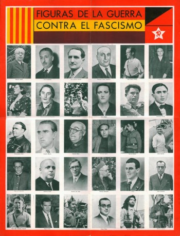 Coronel Villalba , el segundo presidente de la generalitat y Capitan Medrano, en la portada de La Vanguardia. 60