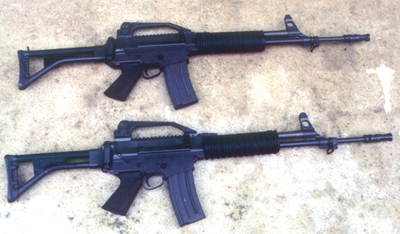 Del mismo modo que los Suecos han hecho su variante local del FNC, el AK5 de Bofors, en Indonesia han 20