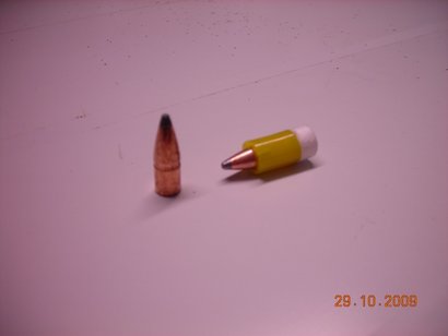 Tenía ganas de tirar con mi Scout del 32 alguna bala con chaqueta metálica para probar la precisión/penetración 00