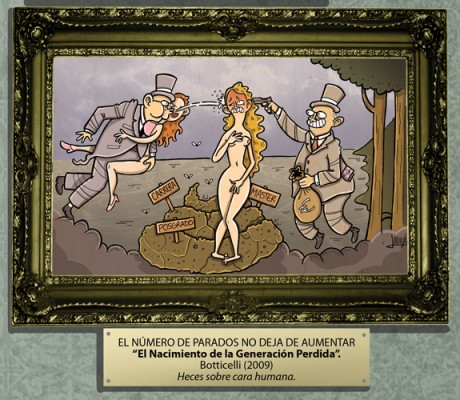 La crisis, trasladada al arte.
Espero que os guste. 10