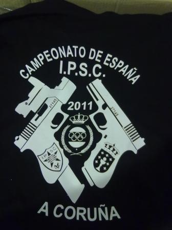 HOLA, YA ESTA A LA VENTA LA CAMISETA CONMEMORATIVA DEL CAMPEONATO DE ESPAÑA I.P.S.C. 2011, AL INCREIBLE 00