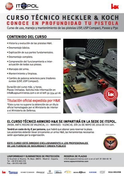 armas curso tecnico armero hk valencia