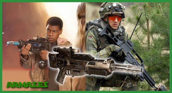 armas reales star wars despertar fuerza g36 finn