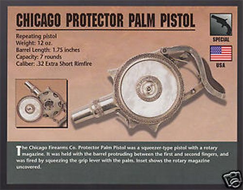 armas chicago protector pistola palma