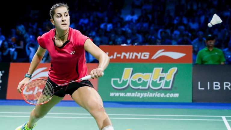 armas carolina marin campeona mundo badminton