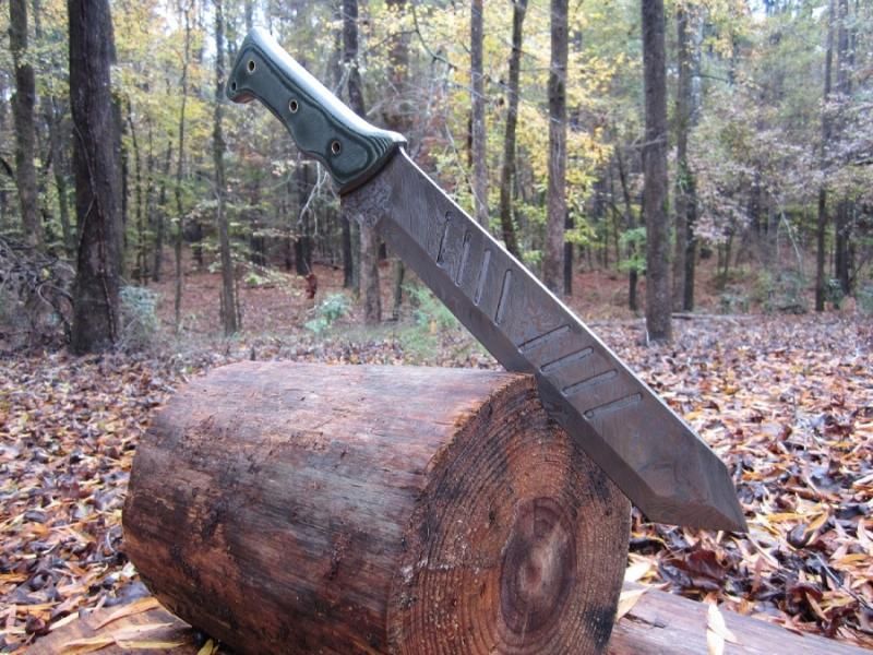 damascus machete