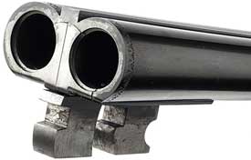 Escopeta de perdigones calibre 14 mm, cañones yuxtapuest…